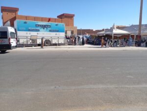 جماعة تسينت تؤمن النقل المجاني لأزيد من 200 مستفيد من الحملة الطبية بطاطا